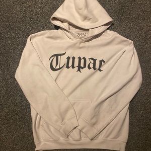 White Tupac Hoodie